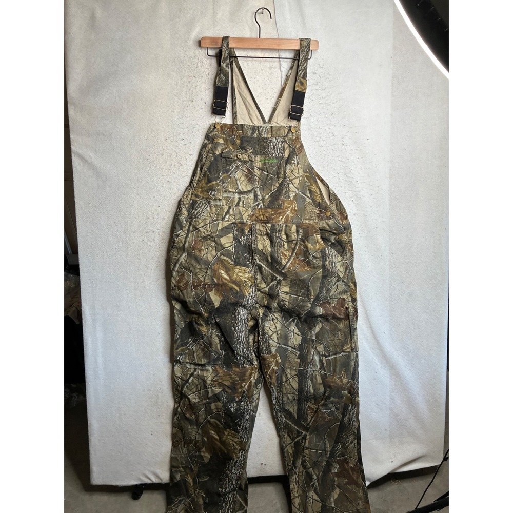 Remington Mens XL Realtree Hardwoods Camo Hunting Bib Overalls GCX001-WRE-RTH-XL
